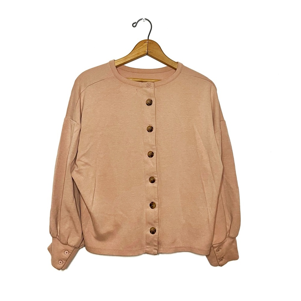 Oak and Fort | Button Up Sweater